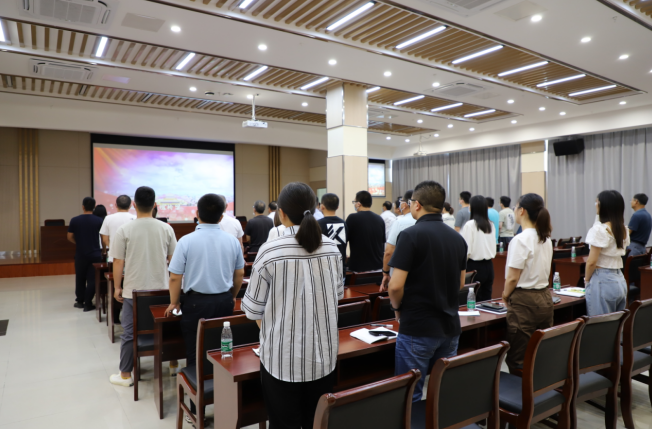 强国复兴有我〡交通产业Ebpay富港板块召开“喜迎二十大，安全共守护”道德讲堂活动